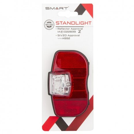 achterlicht Standlight dynamo led rood/zwart
