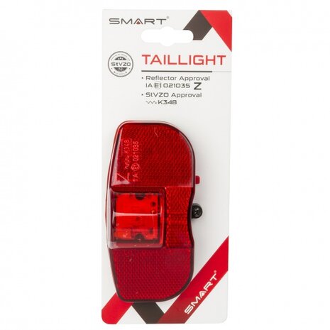achterlicht bagagedrager led rood/zwart