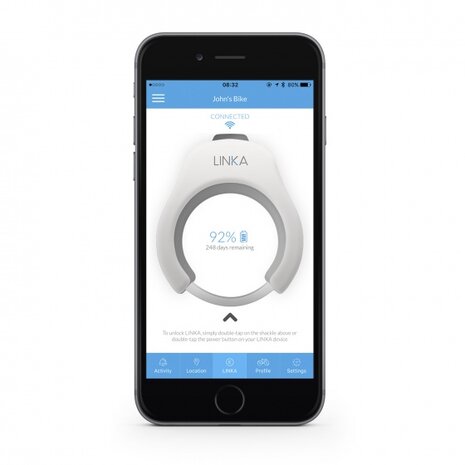 ringslot Smart Lock Bluetooth 63 x 9 mm zwart
