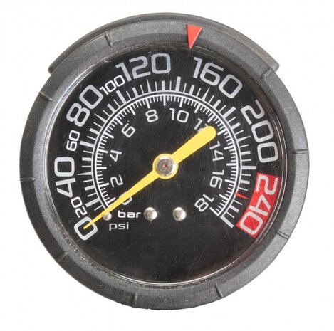 fietspomp Air Bullet met manometer AV/DV/FV