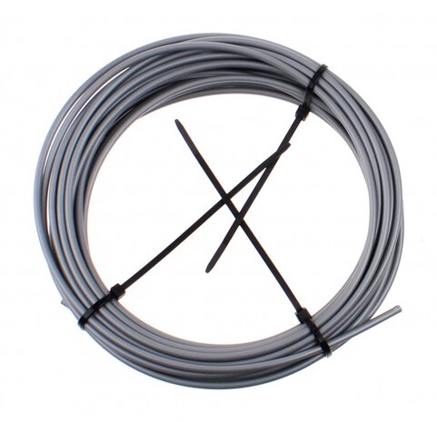 schakelbuitenkabel 10 m x 4,2 mm zilver