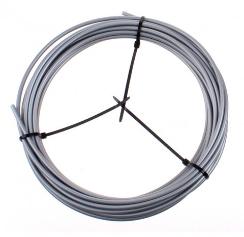 schakelbuitenkabel 10 m x 4,9 mm zilver