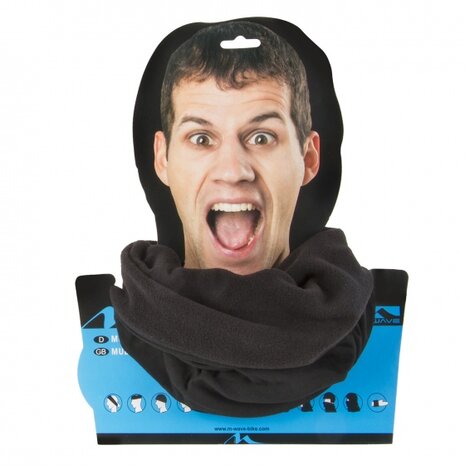 bandana naadloos multifunctioneel unisex zwart 24 x 70 cm
