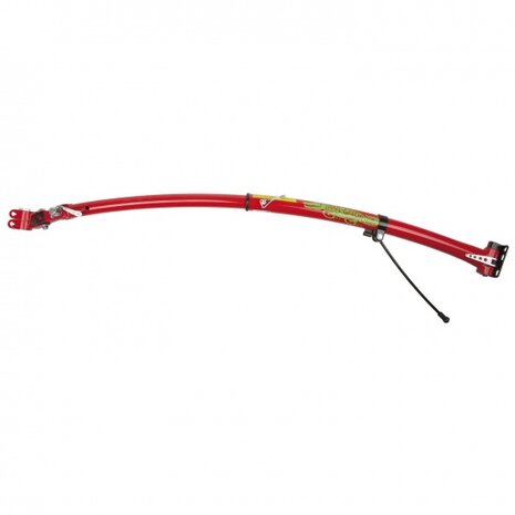 tandemstang 25,4 - 31,8 mm staal rood