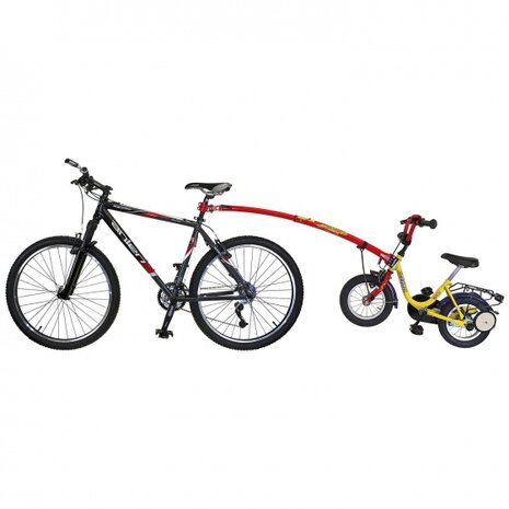 tandemstang 25,4 - 31,8 mm staal rood