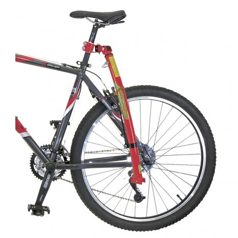tandemstang 25,4 - 31,8 mm staal rood