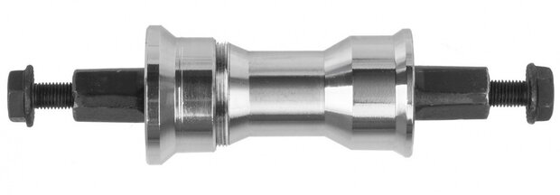 vervangende trapas JIS 122,5 mm zilver