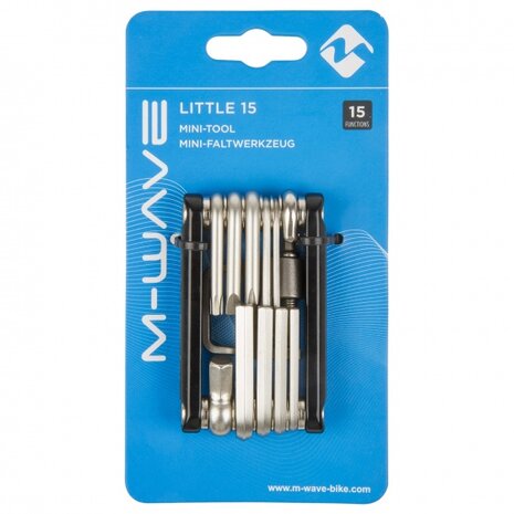 multitool Little 15 functies 8 cm zwart