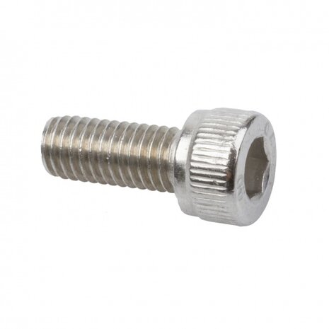 inbusbout M5 DIN 912 12 mm RVS zilver set 50 stuks