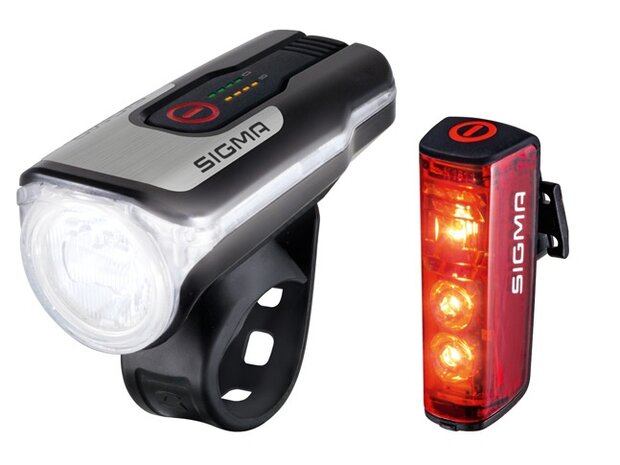 verlichtingsset Blaze &amp; Aura 80 LED USB-oplaadbaar