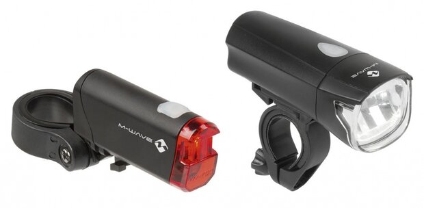 verlichtingsset Atlas K 50 led batterij zwart