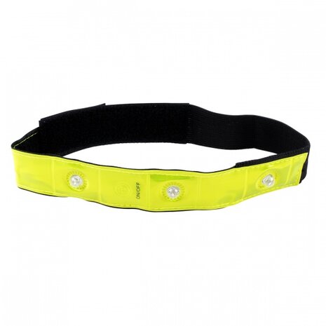 reflecterende armband geel 44 cm