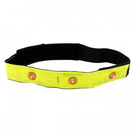 reflecterende armband geel 44 cm