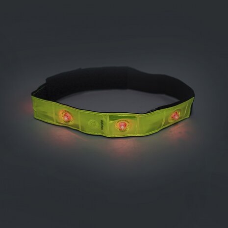 reflecterende armband geel 44 cm