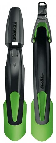 spatbordenset Shockblade &amp; X-Blade 29 inch zwart/groen