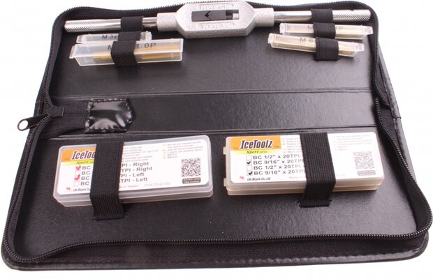 tapset met handvat 7-delig zwart