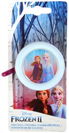 fietsbel Frozen 2 60 mm lichtblauw