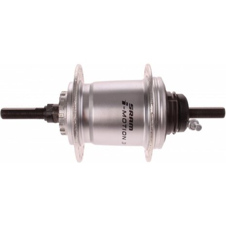 achternaaf 3V I-motions voor I-brake kaal 36G 175 mm zilver