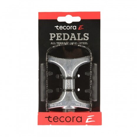 platformpedalen 9/16 inch MTB zilver