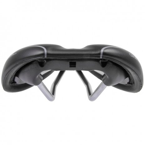 zadel Speedflex Vacu FC racefiets 269 x 143 mm zwart