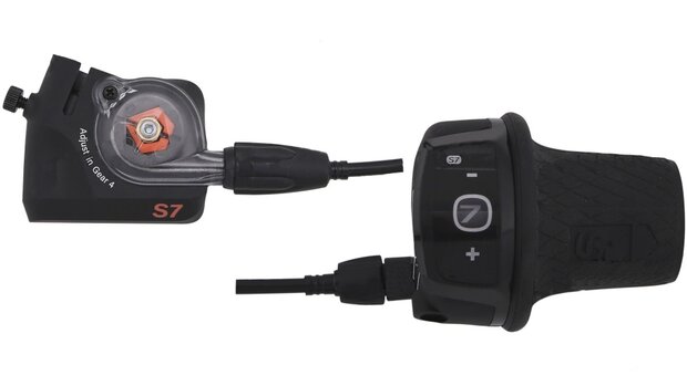 twist shifter voor Sram naafversnelling rechts 7S