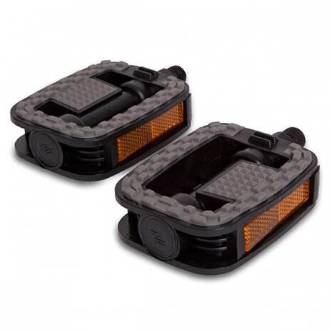 platformpedalen Supergrip stadsfiets 9/16 inch zwart