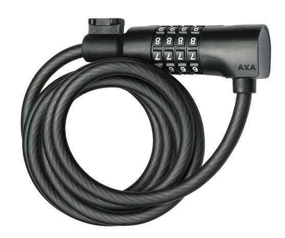 kabelslot Resolute C8-180 - &Oslash;8 mm / 1800 mm zwart