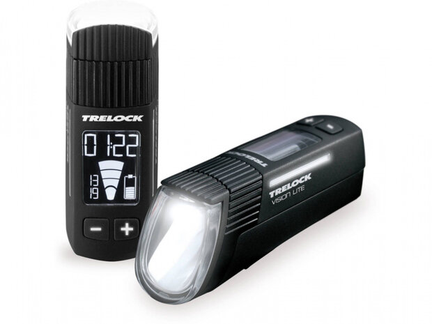 verlichtingsset LS660 I-Go VisionLite + LS740 Vector zwart