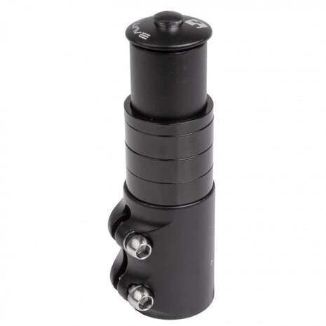 hoogte adapter 28,6 / 115 / 28,6 mm zwart