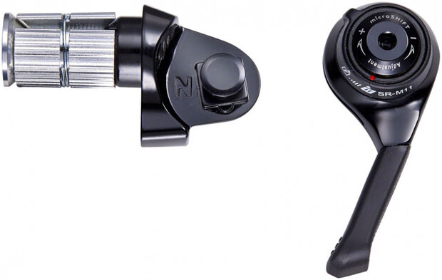 duimversteller SR-M11 MTB rechts zwart 11-speed