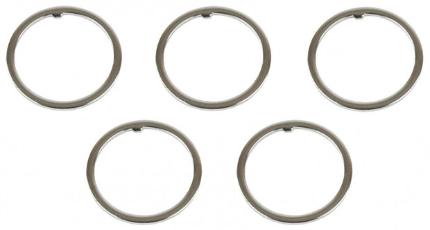 opvulring balhoofd 1 inch staal chroom 5 stuks