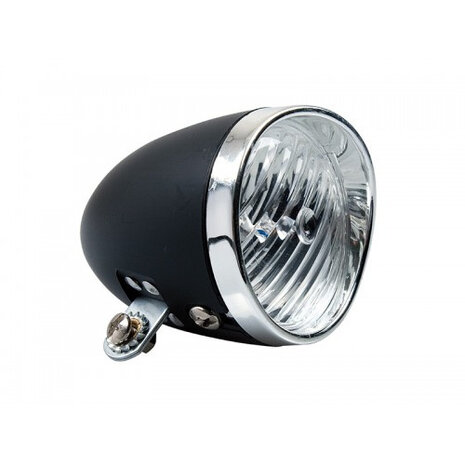 koplamp Classic 4 lux led batterij zwart