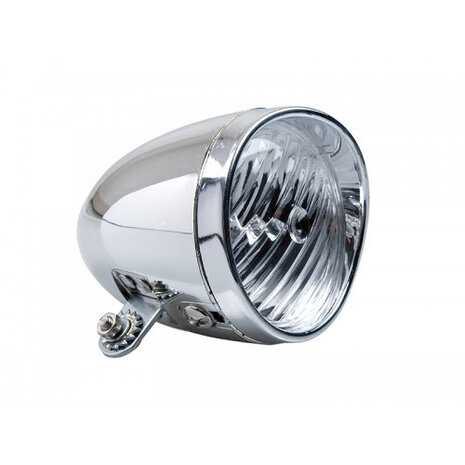 koplamp Classic 4 lux led batterij chroom