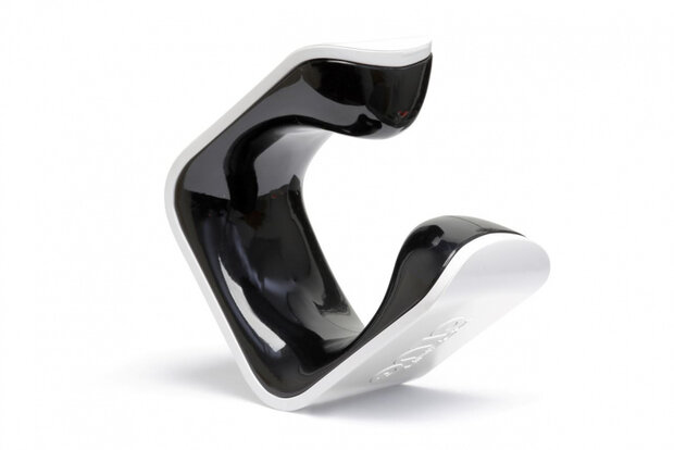 ophangbeugel Clip MTB 1.8&quot; tot 2.5&quot; zwart/wit