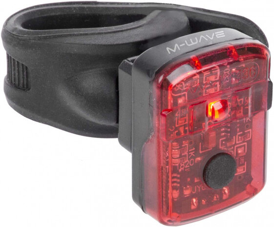 verlichtingsset Atlas 15 USB led batterij zwart/rood