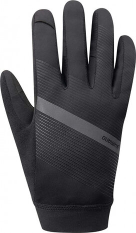 fietshandschoenen Wind Cont unisex zwart maat M