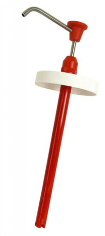 doseerpomp voor handreiniger 4,5 liter wit/rood