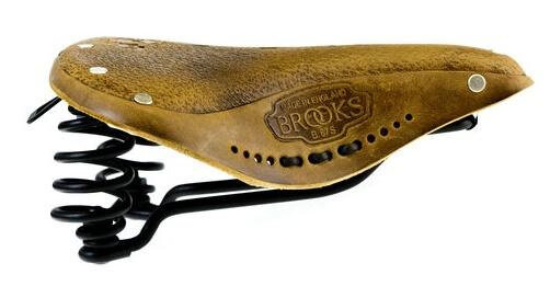 zadel B67S pre-aged heren leer 26 cm bruin