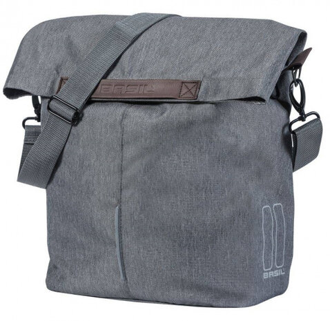 shopper City enkele fietstas 14 liter grijs - 17780