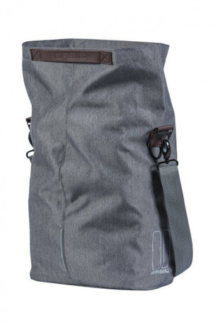 shopper City enkele fietstas 14 liter grijs - 17780