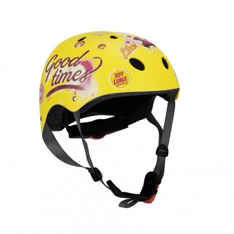 fietshelm Soy Luna junior geel maat 54/58 cm