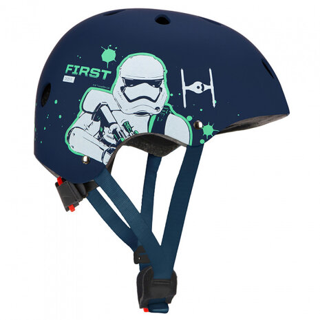 fietshelm Stormtrooper jongens zwart maat 54/58 cm