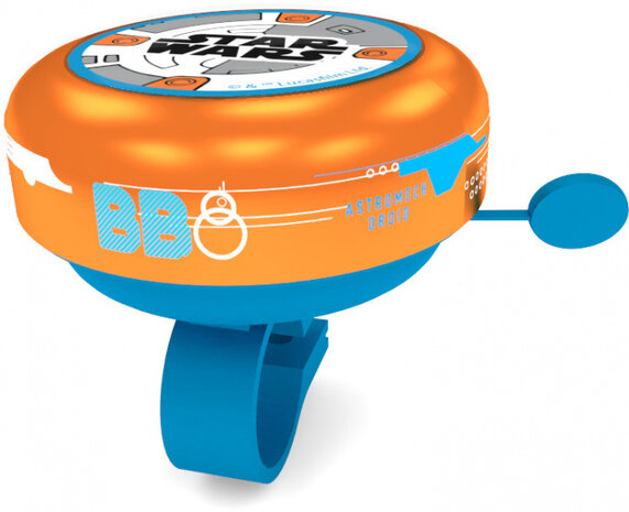 fietsbel Star Wars BB8 55 mm oranje