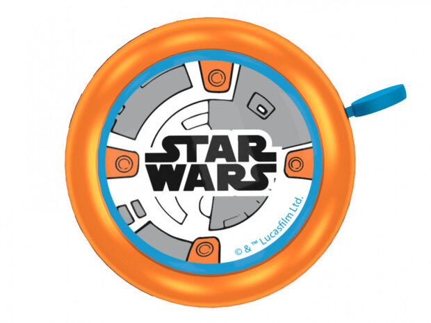 fietsbel Star Wars BB8 55 mm oranje