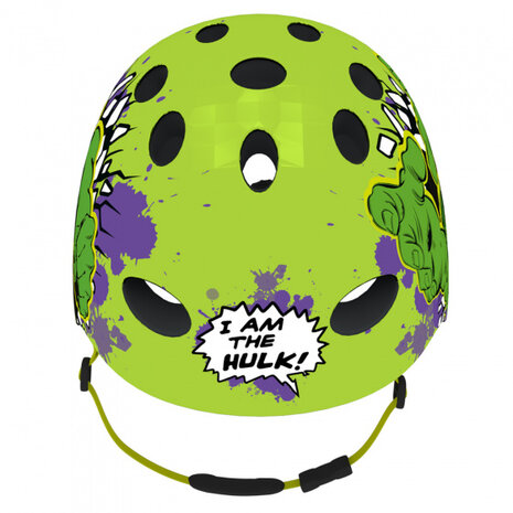 fietshelm Hulk jongens groen maat 54/58 cm