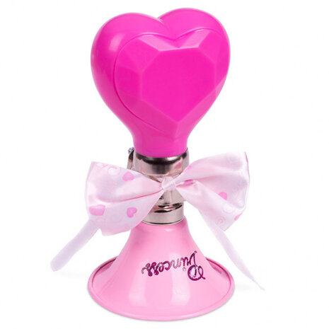 fietstoeter Princess 6,5 x 14 cm roze