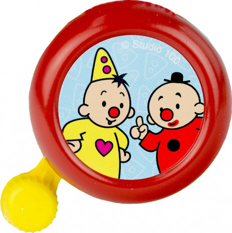 fietsbel Bumba junior staal 55 mm rood
