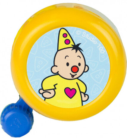 fietsbel Bumba junior staal 55 mm geel