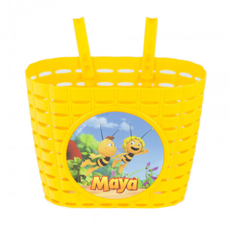 kinderfietsmand Maya de Bij junior 20 cm geel