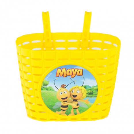 kinderfietsmand Maya de Bij junior 20 cm lichtgeel